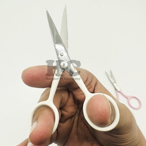 High Quality Curved Stainless Steel Cuticle Scissors Right-<b>Handed</b> Nail Care Beauty Tool Top Ranking Long Lasting Sharp - Product Image 4