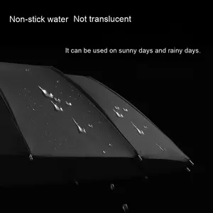 Paraguas Plegable Personalizado de 16 Varillas para Hombre con Nuevo Mango de Madera, Diseño Clásico para Coche, Ideal para Publicidad con Logotipo Empresarial - Product Image 3