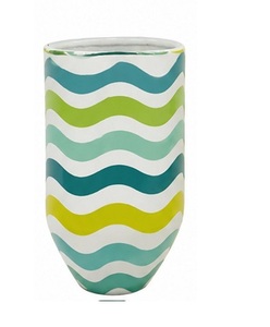 Vase et jardinière en métal au design classique, finition émaillée, pour la décoration intérieure et extérieure, pot de fleurs décoratif fait main et personnalisé - Product Image 6