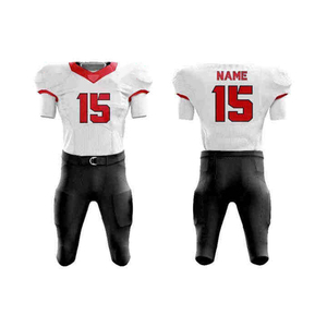 Uniforme de Fútbol Americano Personalizado, 240 GSM, Poliéster, Calidad Profesional, Prenda Sublimada de Alta Calidad - Product Image 2