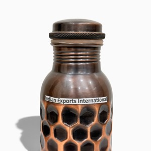 Leak Proof <b>Copper</b> Bottle with <b>Screw</b> Cape for Daily Use Indian exports international. ( CERTIFIED PURE <b>COPPER</b> ) - Product Image 3