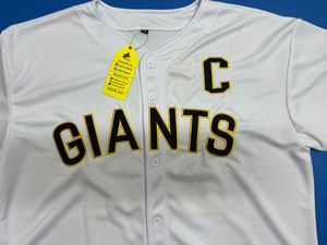 Maillot de baseball brodé blanc des Giants de San Francisco pour hommes 2026 – Maillot officiel des Giants à boutons - Product Image 3
