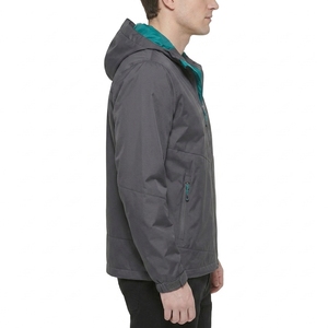 Custom <b>Men's</b> Winter Outdoor Sport Windbreaker Hooded <b>Jacket</b> Canvas Waterproof Breathable Reversible Quick Dry <b>Bike</b> Cycling Solid - Product Image 3