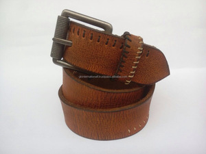 Cinturón de cuero genuino de lujo al por mayor para hombres Cinturón y accesorios casuales de cuero de grano completo de moda de alta calidad para hombres - Product Image 4