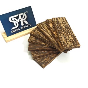 Plaquettes de manche de couteau en bois de palmier noir de qualité supérieure, ébauches en bois dur exotique pour la fabrication de couteaux personnalisés, poignées artisanales et projets de bricolage - Product Image 3