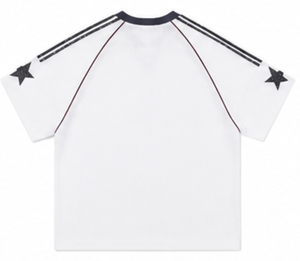 Camisetas de hombre al por mayor con lavado ácido, 100% algodón, de punto de malla de alta densidad, manga corta, holgadas, estilo boxy, con impresión de logotipo personalizado - Product Image 3