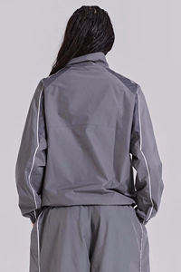 Women's Windbreaker Tracksuit Breathable Plus Size <b>Workout</b> <b>Jacket</b> Front Logo Drawstring Closure for Summer OEM Serviced - Product Image 3