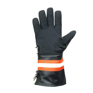 Gants de travail en cuir imperméables de sécurité pour pompiers - Product Image 3