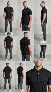 Camiseta de piscina para hombre y mujer, ropa informal sencilla, de algodón suave, tela ligera y transpirable, ajuste cómodo, Top básico de manga corta - Product Image 6