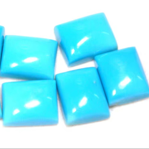 Turquoise cabochon lisse 100 % naturelle, la plus rare, pierre précieuse en vrac pour la fabrication de bijoux, à prix abordable, vente en gros OEM - Product Image 1