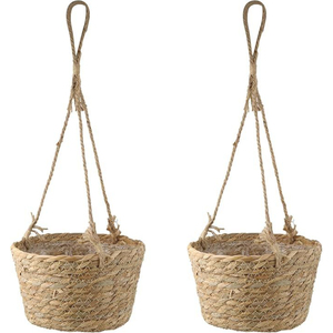 Hand-Woven Jute Macrame Plant Hanger Modern Decorative Hanging Planter <b>Basket</b> <b>for</b> Indoor & Outdoor Plants <b>Flower</b> Pot Holder - Product Image 5