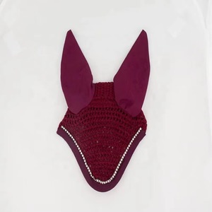 Bonnet d'oreille pour cheval, anti-mouches, design élégant, personnalisable avec logo, pour l'équitation, en vente - Product Image 4