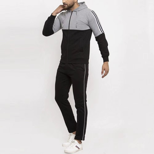 Nouvelle Collection 2026 : Ensemble de Survêtement Homme en Polaire Technique avec Logo – Veste à Capuche et Pantalon de Jogging Deux Pièces – Tenue de Sport Décontractée - Product Image 1