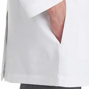 Batas Médicas de Lona Blancas Personalizadas al por Mayor para Hombre, de Manga Larga, para Hospital, Doctor, Laboratorio, de Alta Calidad - Product Image 5