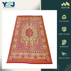 Premium Quality Waterproof and Durable Rug Pattern Beach Outdoor <b>Carpets</b> 100% Polypropylene Plastic Jacquard Mat for Sale - Product Image 6