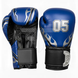 Gants de boxe en cuir personnalisés sur mesure avec fermeture auto-agrippante, gants d'entraînement de boxe de qualité supérieure, évacuation de l'humidité, personnalisables - Product Image 1