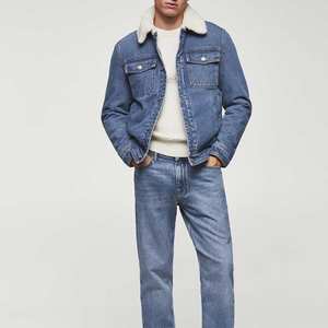 Vêtements d'hiver, meilleur fabricant de vestes en jean pour hommes, couleur unie, service OEM personnalisé, dernier style, vestes en jean teintes unies pour hommes - Product Image 4