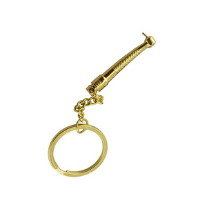 Llaveros con Forma de Pieza de Mano Dental de Alta Velocidad, Acabado Dorado, Anillos Metálicos para Llaves, Regalos de Graduación para Dentistas, Logotipo Personalizado OEM ODM - Product Image 3