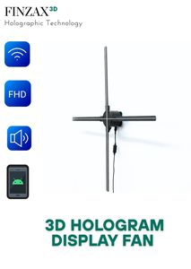 Ventilador Holográfico 3D de Calidad Premium, 100cm, 1200 RPM, Aspas de Alta Velocidad, Pantalla LED Publicitaria para Exportación - Product Image 3