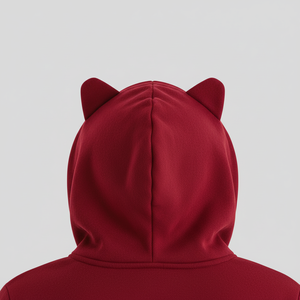 Sudadera con capucha personalizada con logo Street Sear para mujer, transpirable y ajustable, sudadera corta informal para chicas - Product Image 2