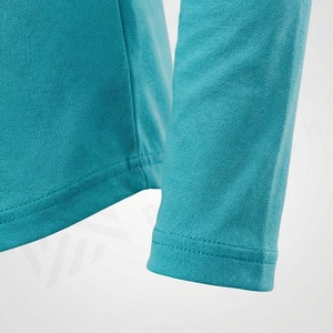 เสื้อแรชการ์ดแขนยาวสำหรับผู้หญิง แห้งเร็ว ผลิตจากผ้าสแปนเด็กซ์และไนลอน เหมาะสำหรับวิ่งออกกำลังกายกลางแจ้ง ป้องกันแสงแดด สีสันปรับแต่งได้ - Product Image 6