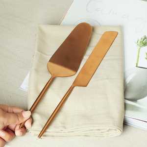 Gold Polished Cutlery Steel Metal Handle Decorative Handle Spoon <b>Salad</b> Server High Quality Manufacture Mirrored Serve Ware - Product Image 4