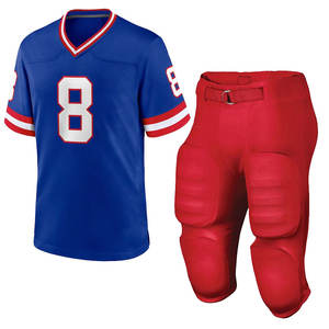Uniforme de football américain pour hommes à prix ajustable, anti-plis, qualité supérieure, respirant, léger et confortable - Product Image 1