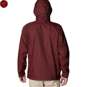 Personnalisez votre propre veste coupe-vent pour homme en toile, col montant, imperméable, style sportswear, à capuche, style streetwear, Windrunner - Product Image 6