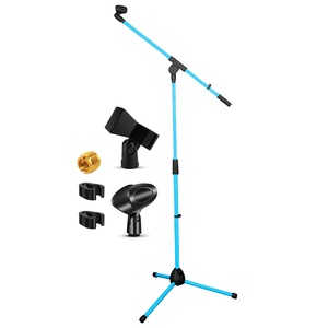 Support de microphone sur pied réglable à 5 tiges de 72 pouces avec bras télescopique extensible - Product Image 1