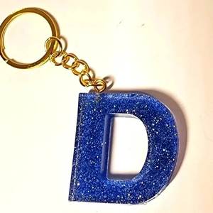 Llavero de Resina Hecho a Mano con Diseño de Letra Personalizada, Colorido y Personalizado para Bolsos, Mochilas, Llaves, Regalos - Product Image 2