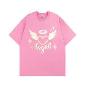 เสื้อยืดคอกลมแขนสั้นสีดำล้วนสำหรับผู้ชาย ผ้าฝ้าย 100% ทรงปกติ ผ้าเจอร์ซีย์ถัก ย้อมสีพื้น ดีไซน์เรียบง่าย - Product Image 2