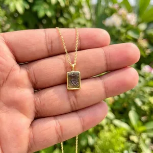 จี้โมลดาวิทแท้สำหรับผู้หญิง ชุบทอง 18k ทำจากทองเหลือง ป้องกันการหมอง ดีไซน์ยอดนิยม รุ่นขายดีที่สุด สามารถปรับแต่งได้ - Product Image 6