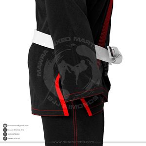 ชุดยิวยิตสู BJJ ระดับมืออาชีพ แบบสั่งทำพิเศษ ซับในแบบ Sublimation ผ้าฝ้าย 100% ทอแบบ Pearl Weave เสริมความแข็งแรง ชุดยิวยิตสูบราซิล Mawra MMA - Product Image 5