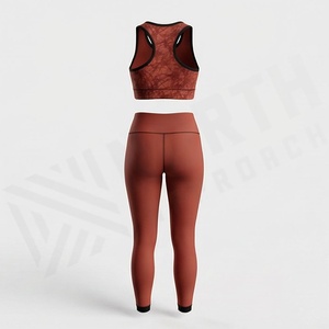 Conjunto de Yoga de Tallas Grandes para Mujer, con Encaje, Frente Sólido Personalizable, Dos Piezas, Transpirable, Ecológico, Impermeable, Ajuste Premium - Product Image 2