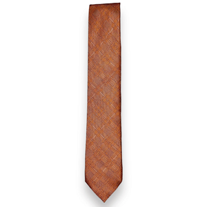 Corbata de Jacquard a Cuadros de Cobre Benon para Hombre |   Corbata de Diseño Premium, Formal, para Negocios, Bodas, Fiestas, Lujosa y Clásica - Product Image 1