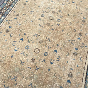 Alfombra Knots Vibrante Tradicional Tejida a Mano de Lana/Seda Moderna Ecológica Antideslizante Resistente a la Suciedad Apta para Mascotas Geométrica 1 Pieza - Product Image 1