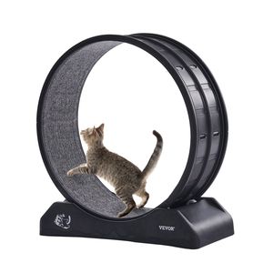Black 31.5 in Large Indoor <b>Cat</b> Running <b>Wheel</b> Treadmill <b>Cat</b> Exercise <b>Wheel</b> - Product Image 1