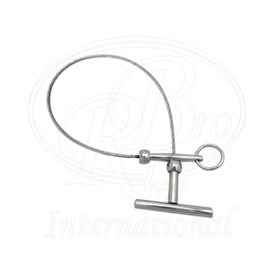 ที่จับสายไฟแบบห่วง 29 นิ้ว – สายเคเบิลเหล็กชุบโครเมียมสำหรับการจัดการปศุสัตว์ - Product Image 1