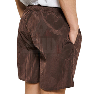 Shorts de bain et de sport décontractés pour hommes en toile, polyester/coton, séchage rapide, respirants, taille mi-haute, pour l'été, le basketball, la natation et la course à pied - Product Image 4