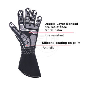 Gants de karting légers de qualité supérieure, offrant une tenue sécurisée et un confort optimal pour les activités sur piste - Product Image 4