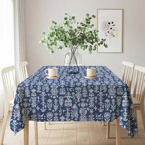 Mantel de Algodón y Lino para Mesas de Comedor, Tela Ecológica y Elegante, Textura Suave y Protección Duradera para el Uso Diario - Product Image 3