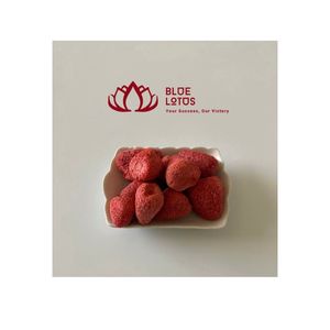 Snack de Fresa Liofilizada Crujiente de Primera Calidad 2026 para Decoración de Helados e Ingrediente para Repostería, Procesamiento Limpio y Seguro - Product Image 1