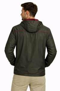 Chaqueta cortavientos reversible con capucha desmontable – Ligera y cómoda para todo tipo de clima, de doble color y con tejido transpirable - Product Image 6