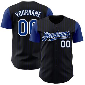 Professional Custom Team Name Pinstripe Baseball Uniform Jersey 100% <b>Polyester</b> Heat-Transfer Printed Breathable Short Summer - Product Image 1