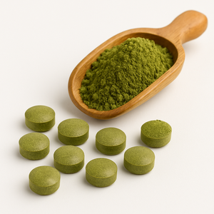 Pure High Quality Moringa Leaf Powder Tablets <b>Herbal</b> <b>Supplement</b> for Health Wellness And Support Immunity India Bulk Export - Product Image 1