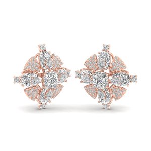 REYES Hot Selling 925 Sterling Silver Lab Grown Diamond Screw <b>Back</b> Stud <b>Earrings</b> For Women Luxury Party Wear Jewelry - Product Image 5