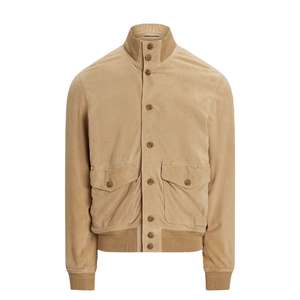 Chaqueta de Cuero de Gamuza para Hombre, Directamente de Fábrica, Transpirable, con Forro Interior de Lana Gruesa, Estilo Vaquero - Product Image 1