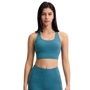 High Strength Breathable Waterproof Lightweight Spandex/Nylon Sports Bra Custom <b>Band</b> Custom Made Women Fitness <b>Workout</b> Gym Sport - Product Image 1