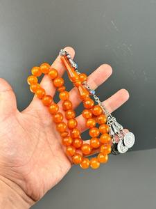 Tasbih en résine fait main, perles de prière islamiques musulmanes - Product Image 3