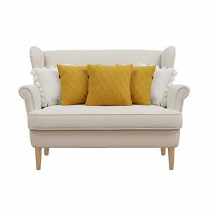 Juego de 5 Fundas de Almohada de Punto con Diseño de Diamantes Amarillos y Blancos, con Pompones, para Sofá/Cama - Product Image 1